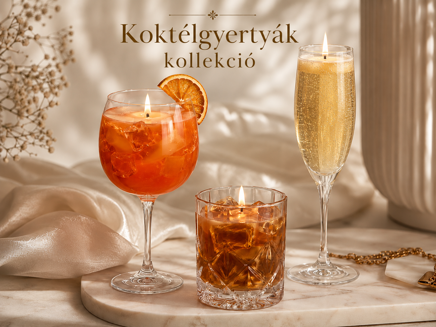 Koktélgyertyák