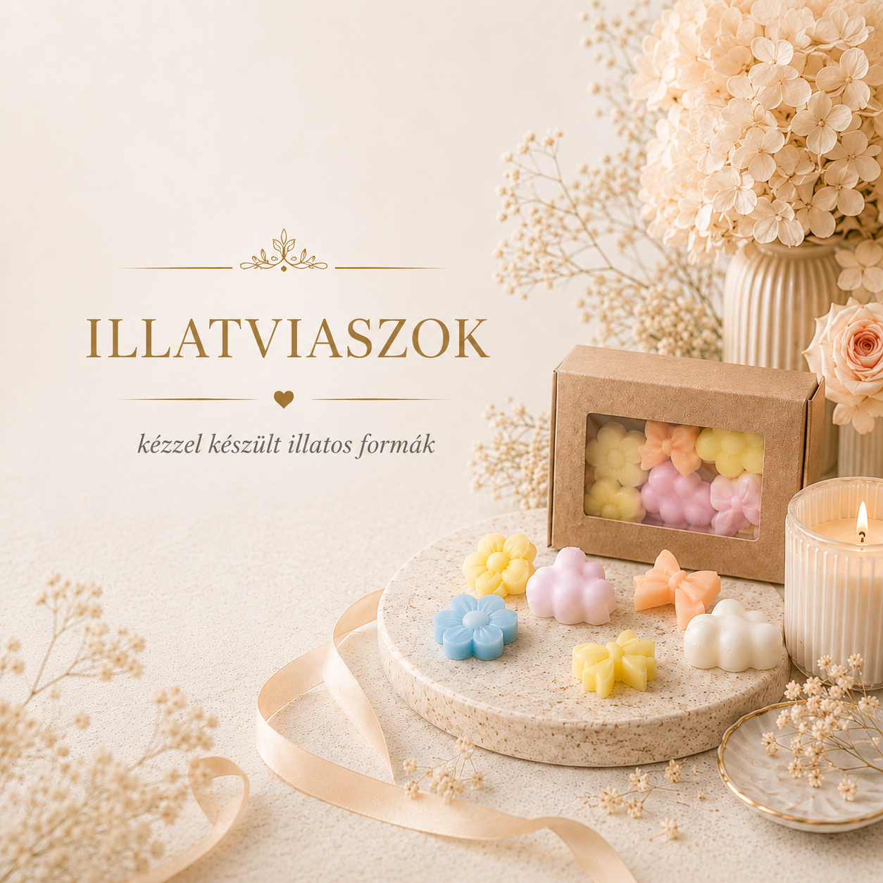 Illatviaszok és állványok